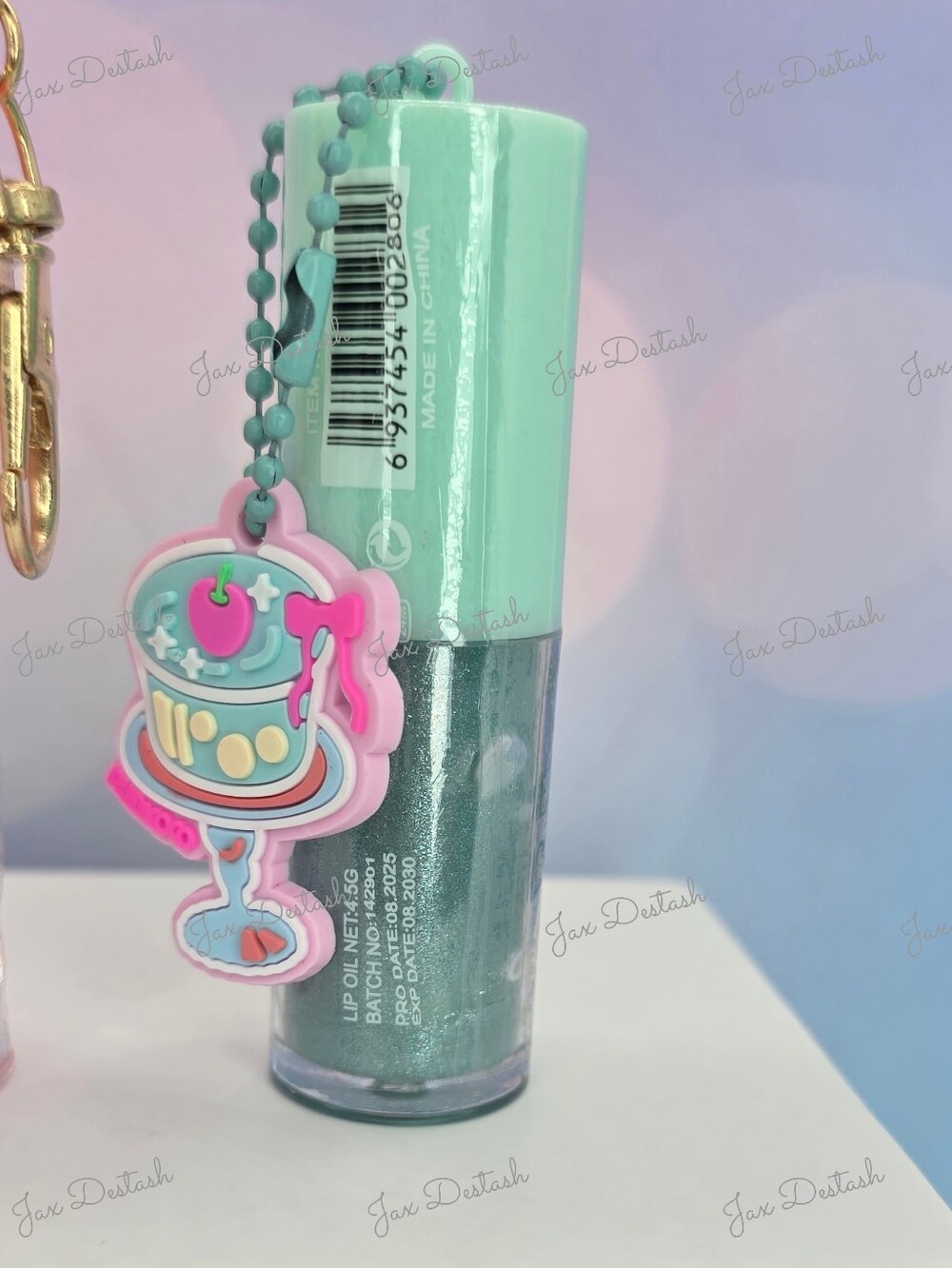 Moccallure Pink Lip Gloss Keychain – Hydrating Pink Shine - Picture 2 of 2